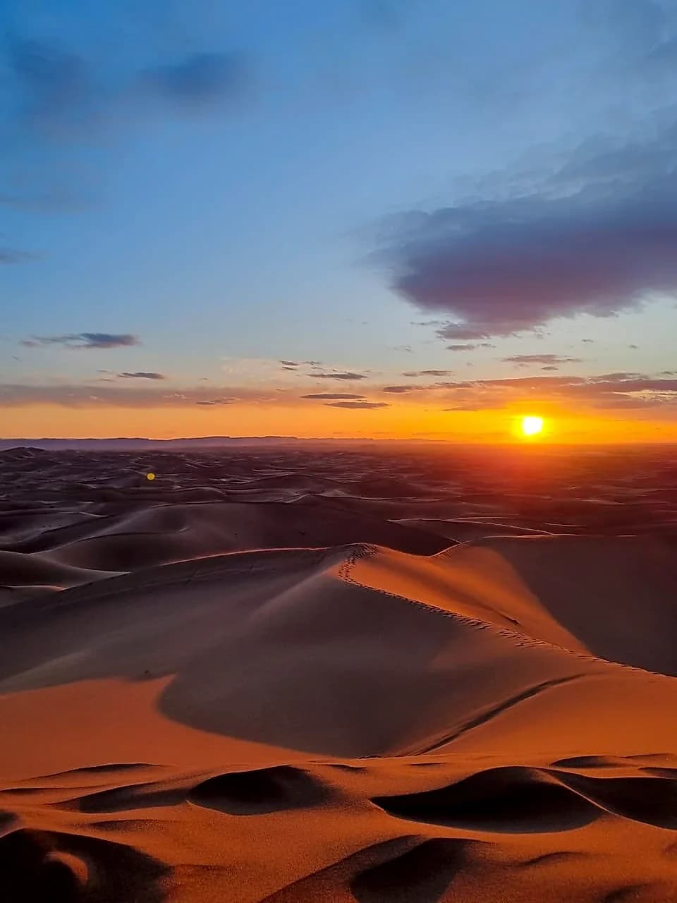 M'Hamid El Ghizlane - Dunes de Zahar au coucher de soleil